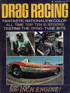 DRAG RACING 1969 NOV - VW BUG, RUSSELL'S PHASE II,GARLITS AHRA,BEACH CITY VETTE*